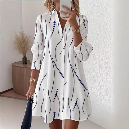 La Robe Chemise "Esquisse" – L'Élégance Effortless au Quotidien