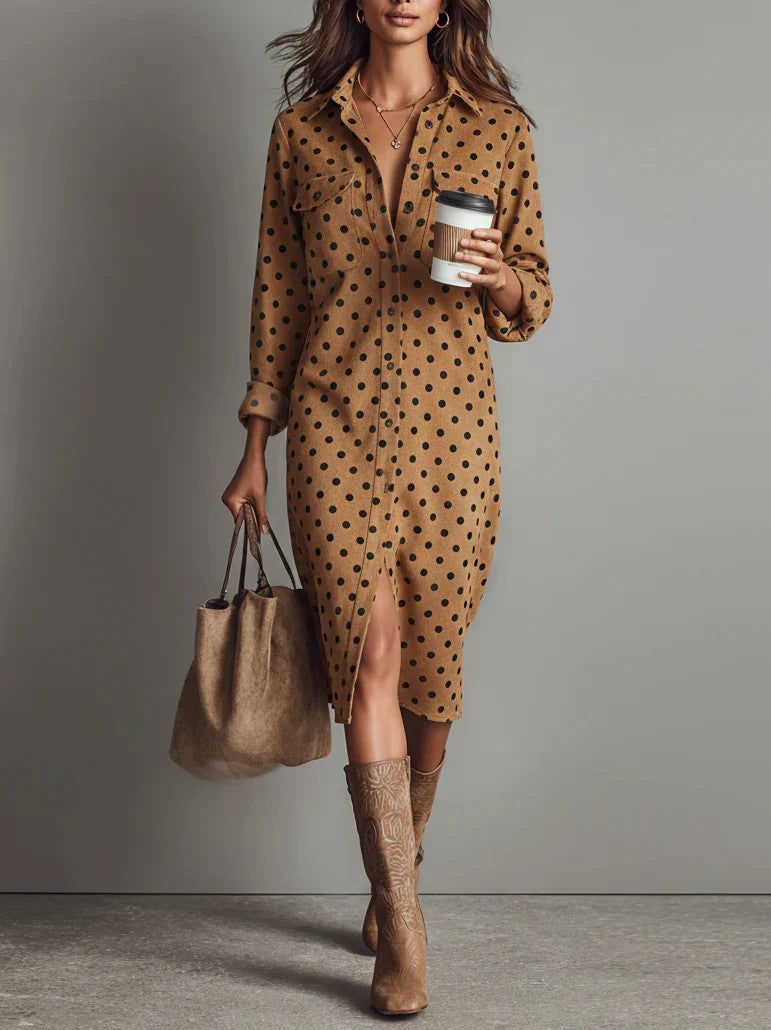La Chemise-Robe "Bohème Chic" – L'Élégance Décontractée Redéfinie