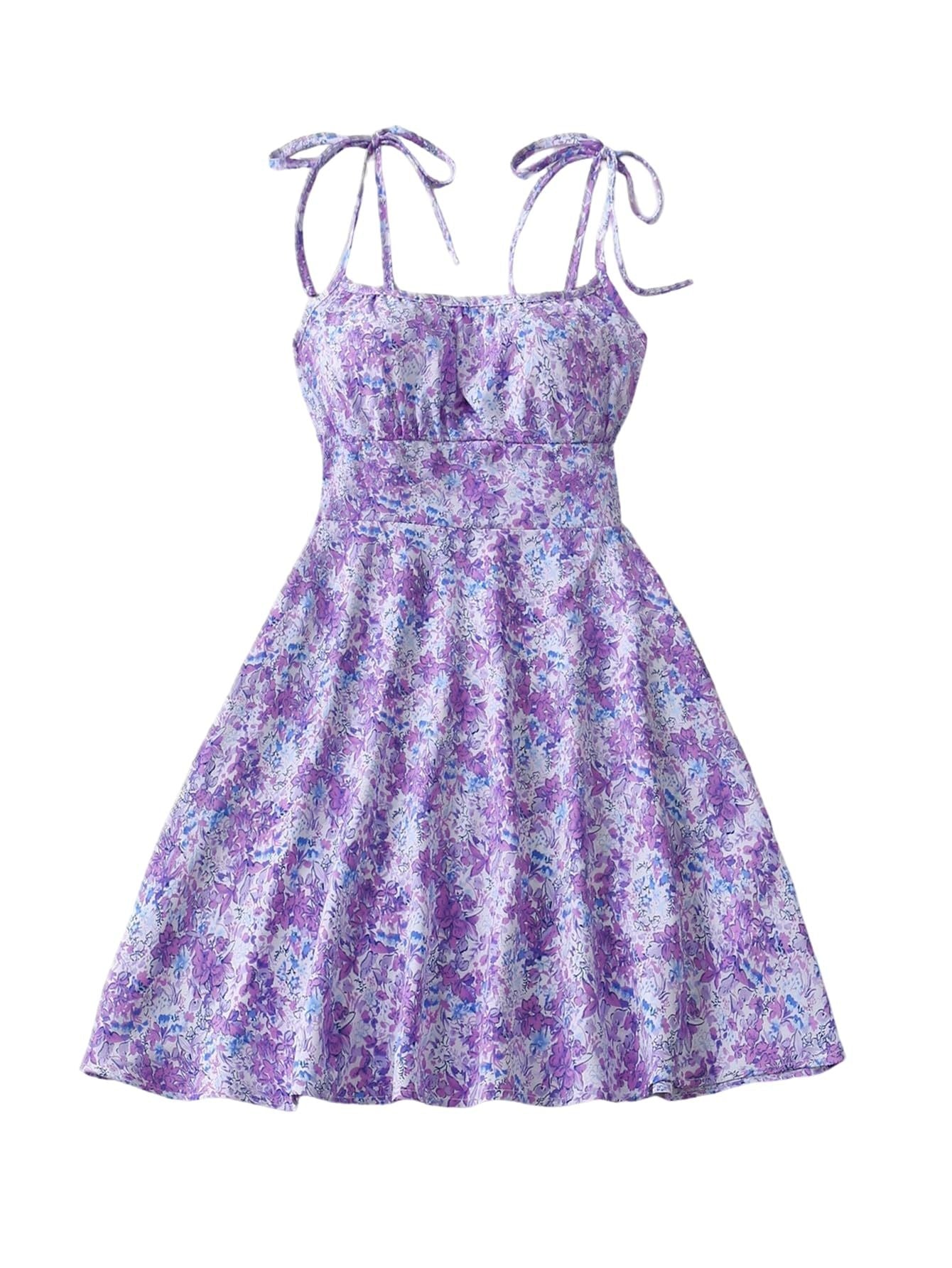 Robe à imprimé floral douce d'été