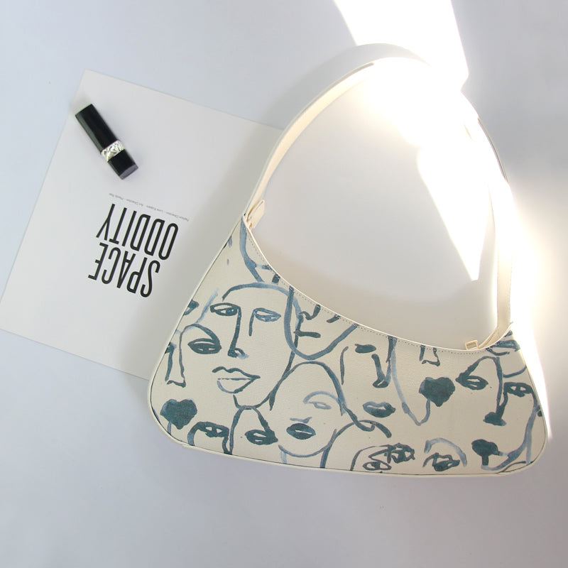 Le Sac "Visages Abstraits" - L'Art au Bout de l'Épaule