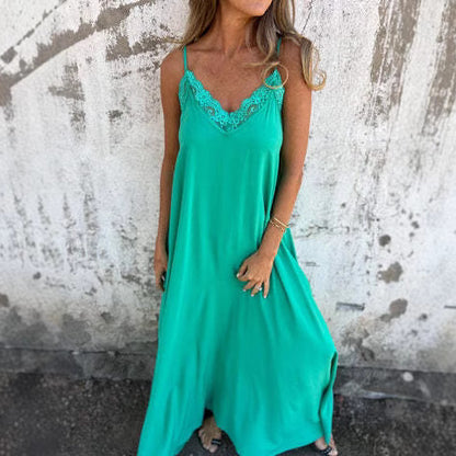 Robe Fluide Dentelle Chic