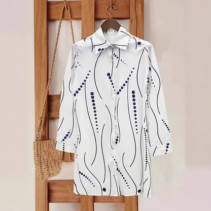 La Robe Chemise "Esquisse" – L'Élégance Effortless au Quotidien