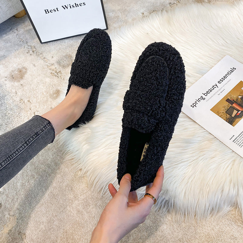 Mocassins Soft-Touch en Laine d'Agneau