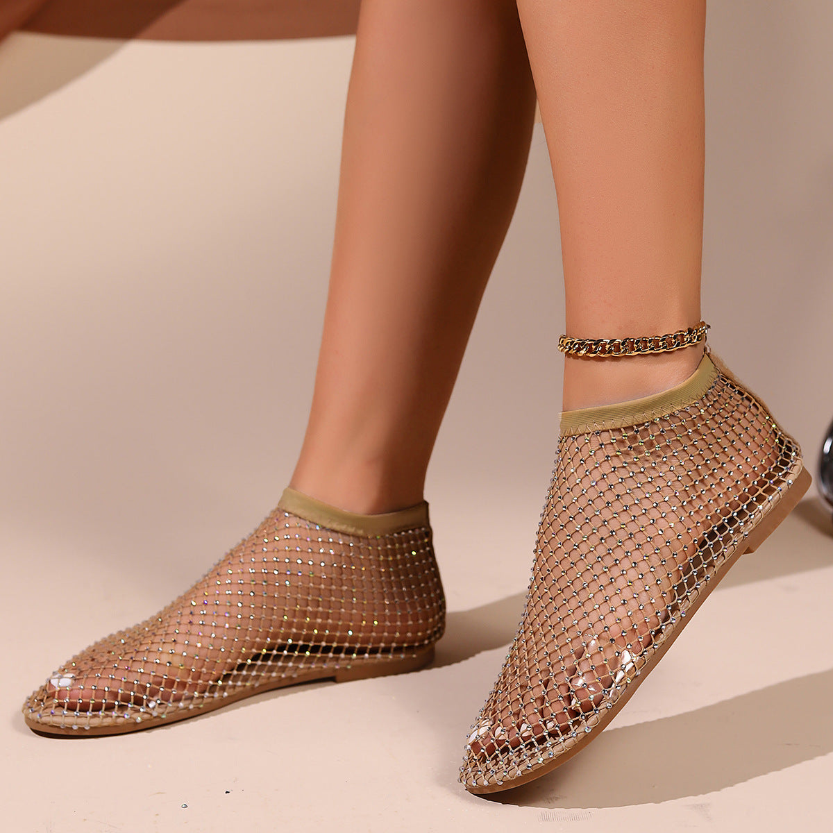 Sandales Crystal Aura : Éclat Absolu