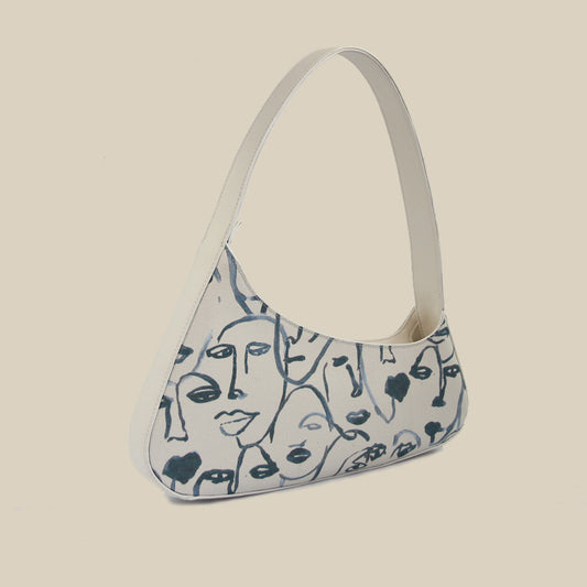 Le Sac "Visages Abstraits" - L'Art au Bout de l'Épaule