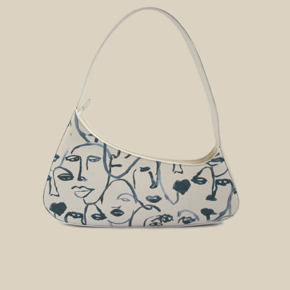 Le Sac "Visages Abstraits" - L'Art au Bout de l'Épaule