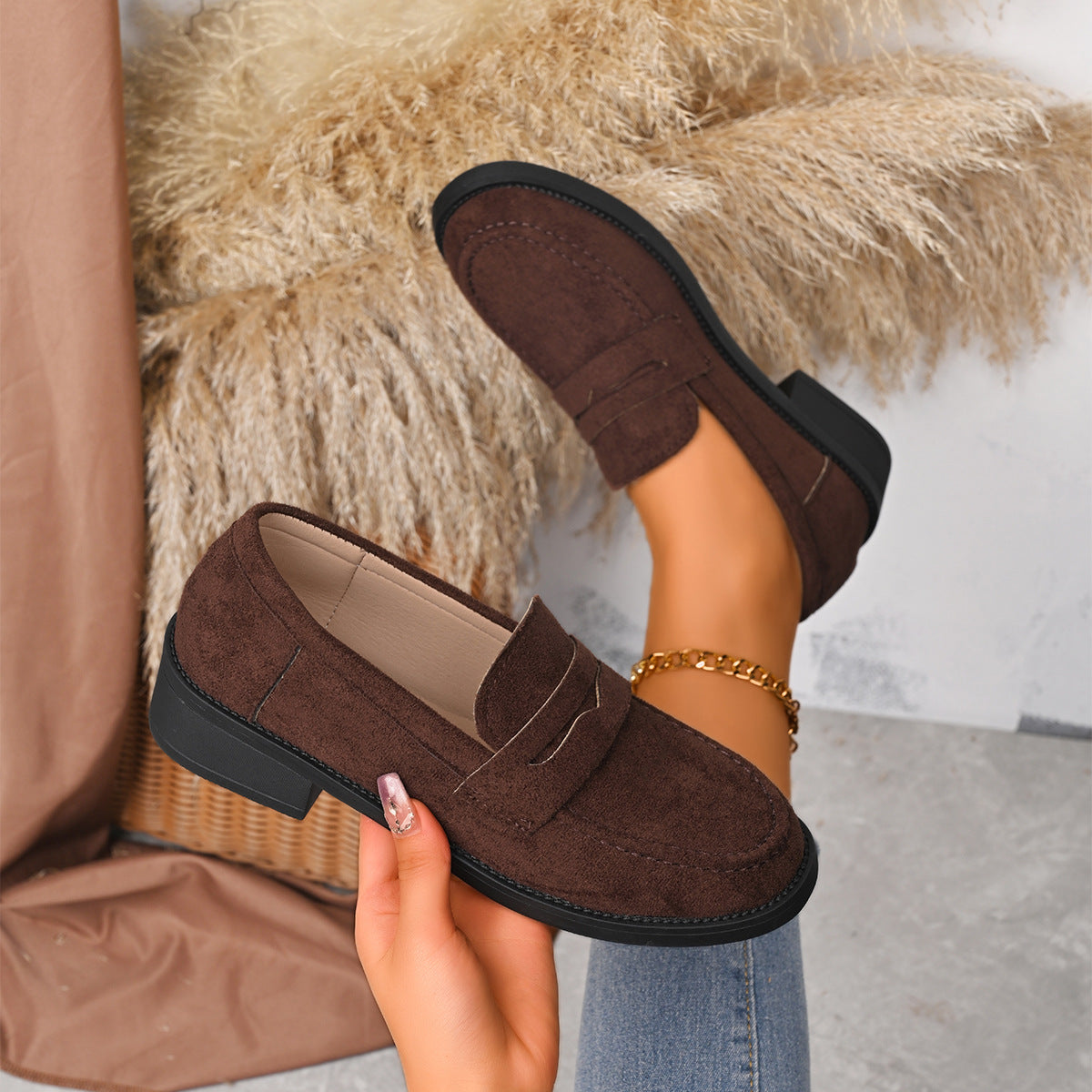 Mocassins Suede Confort Premium
