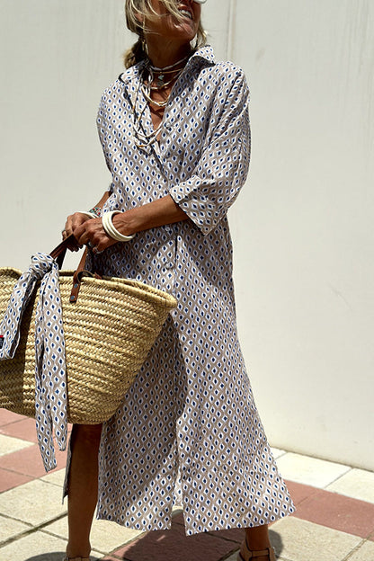 La Robe Chemise "Riviera" – L'Élégance Décontractée qui Sculpte votre Silhouette
