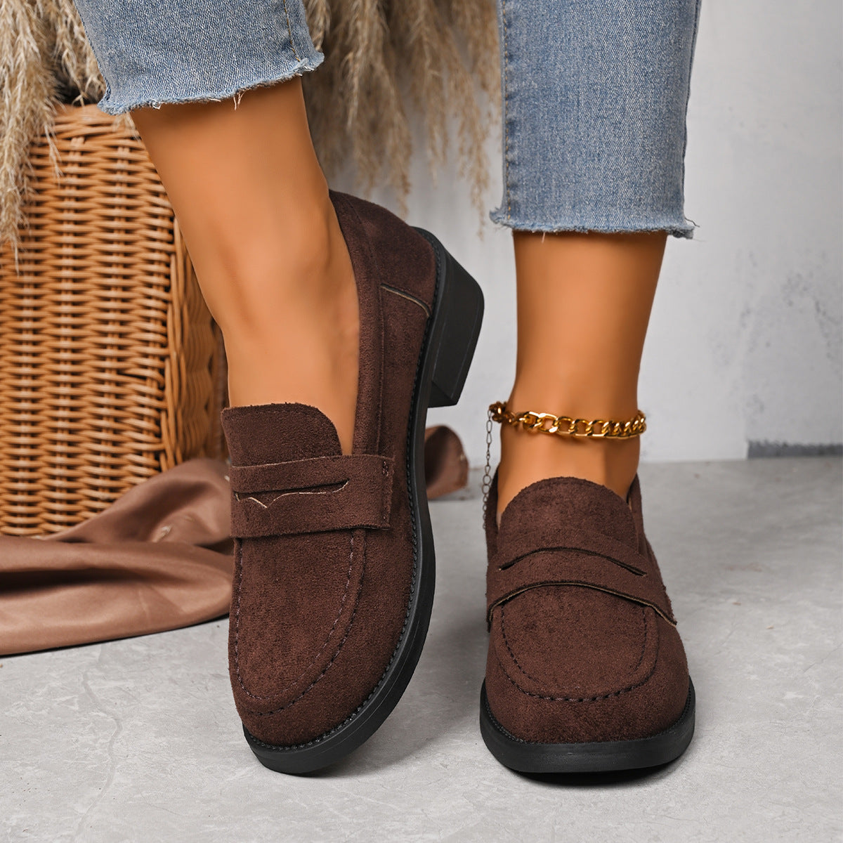 Mocassins Suede Confort Premium