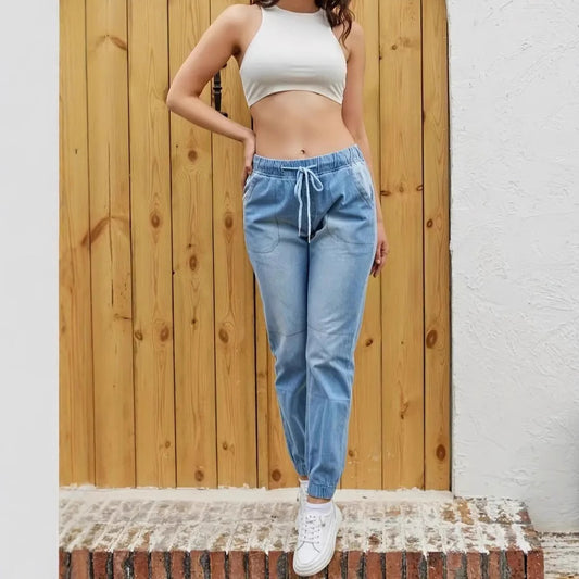 Jean Jogger Confort Absolu Bleu