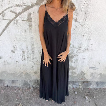 Robe Fluide Dentelle Chic