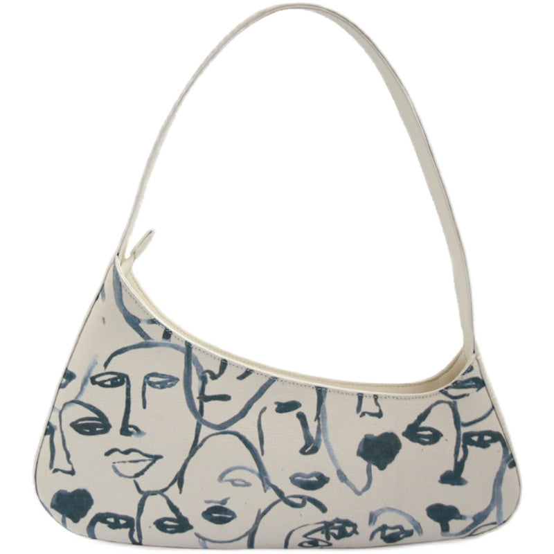 Le Sac "Visages Abstraits" - L'Art au Bout de l'Épaule