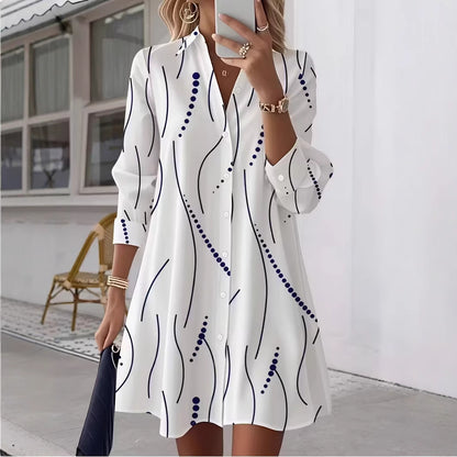 La Robe Chemise "Esquisse" – L'Élégance Effortless au Quotidien