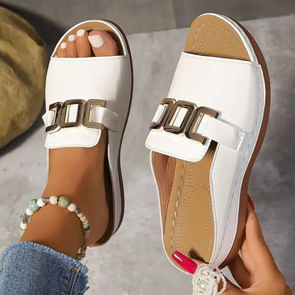 Sandales Confort à Boucle Chic