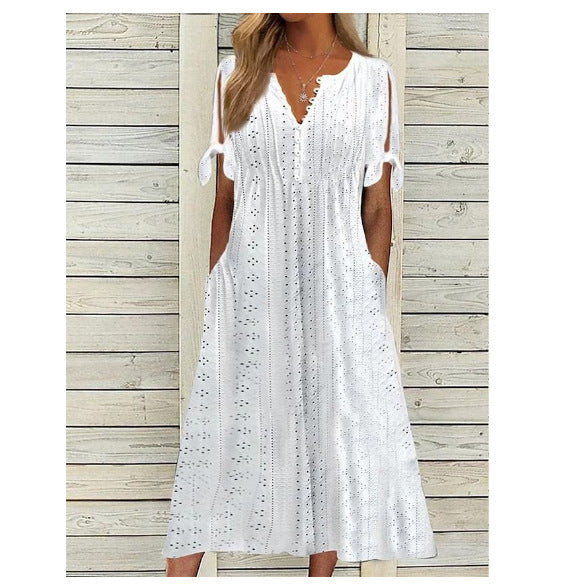 Robe d’Été Bohème en Dentelle